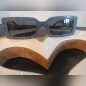 D&G Rectangular Rhinestone Sunglasses